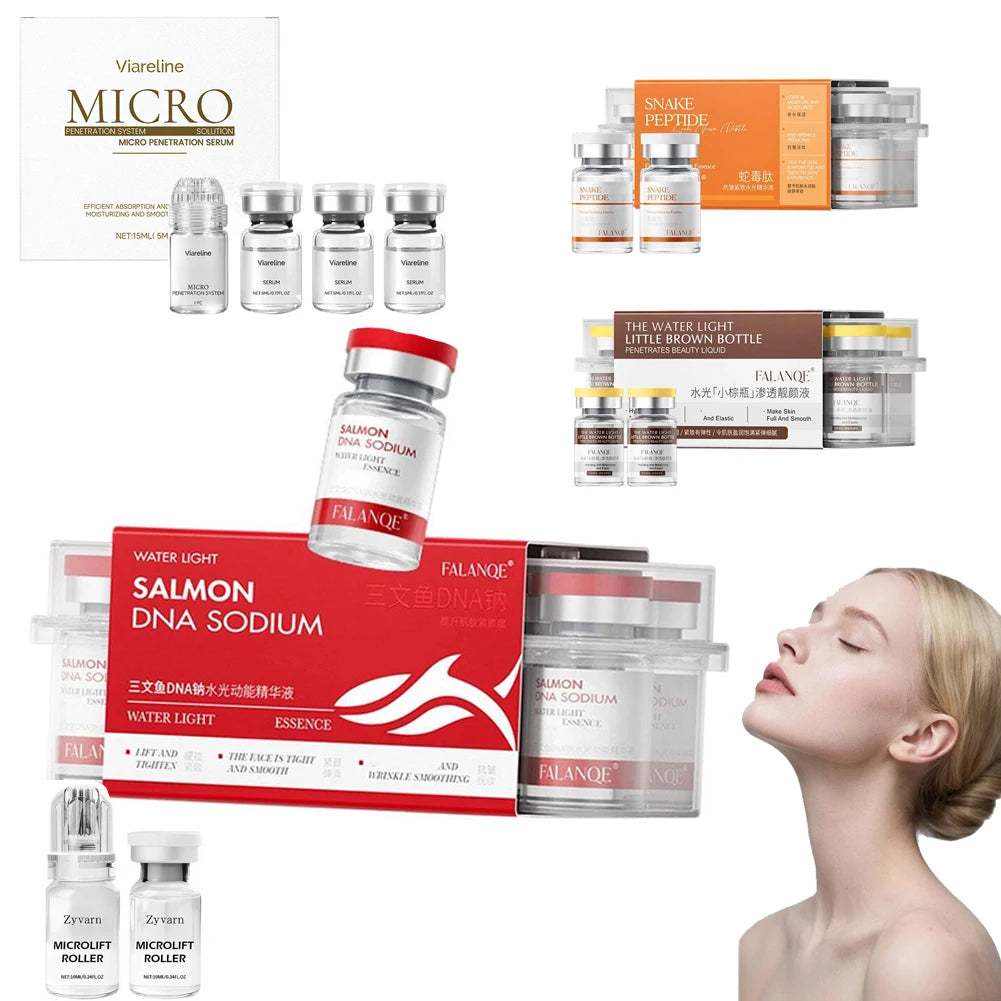 Microneedle Flawless Skin Micro Serum Skincare Brightening Serum Moisturizing Repairing Deep Hydration Skin Care for Face