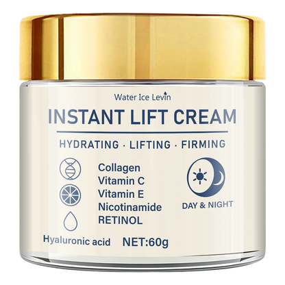 Facial Firming and Lifting Cream - Rich in Hyaluronic Acid and Retinol, Tightens and Lifts the Skin, Moisturizes the Skin, Suitable for All Skin Types, Daily Skincare Product