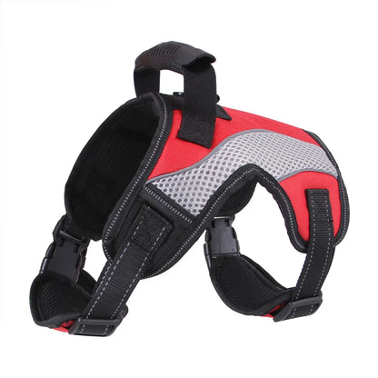 Dog Harness No-Pull Pet Harness with Leash Clips Adjustable Soft Padded Dog Vest with Easy Control Handle for Large Dogs
