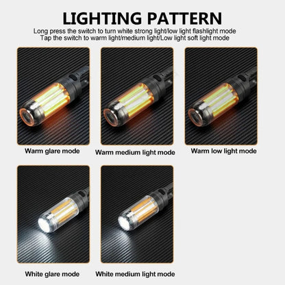 LED Camping Lantern Rechargeable Portable Flashlight Work Light 5  Modes Lighting Hanging Tent Lamp 8 Light Filaments Outdoor