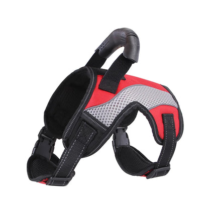 Dog Harness No-Pull Pet Harness with Leash Clips Adjustable Soft Padded Dog Vest with Easy Control Handle for Large Dogs