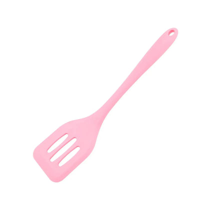 Kitchen Silicone Turners Gadgets Spatula Egg Fish Frying Pan Scoop Fried Shovel Slotted Turners Kitchen Tools Cooking Utensils