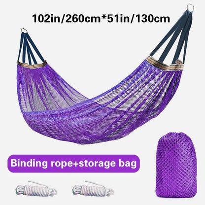 1pcs，Portable outdoor sports hammock, camping and hiking hammock, used for outdoor sports, terraces, gardens, courtyards, etc