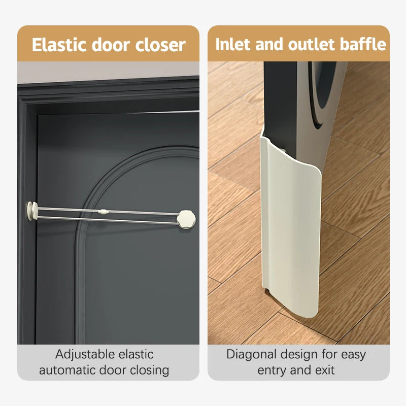 Pet Special Door Opener 1Set Cat Handle Controllable Access Direction Pet Door Bathroom Pet Training Accessories Pet Supplies