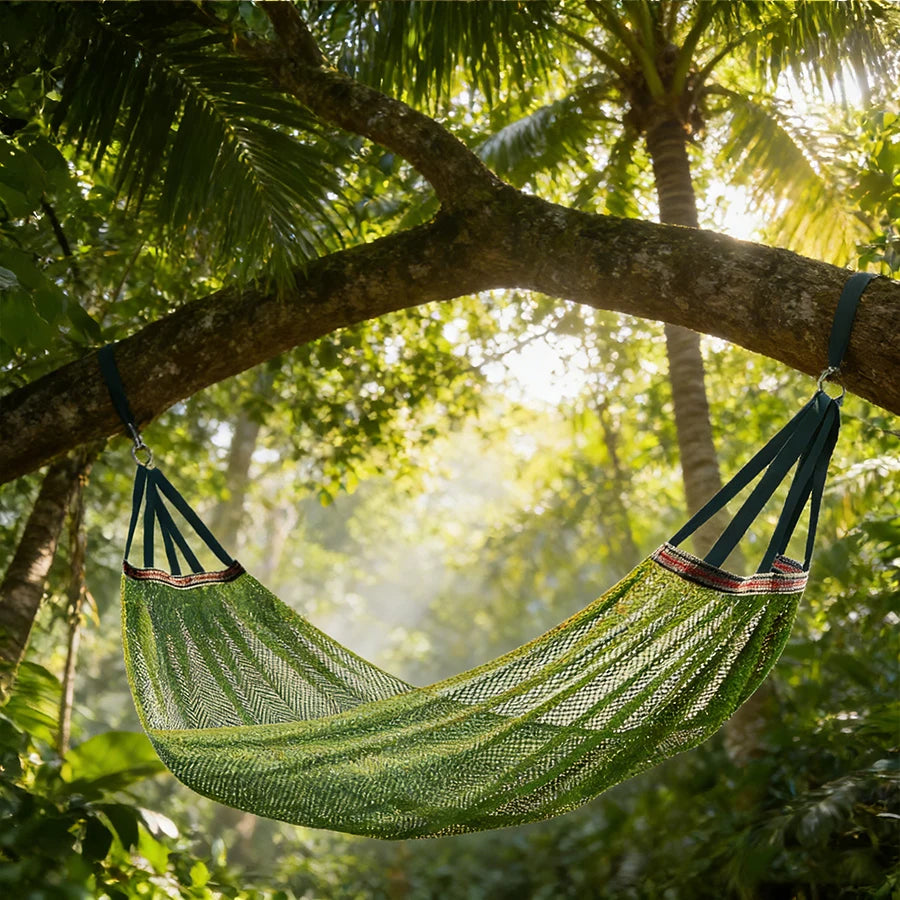 1pcs，Portable outdoor sports hammock, camping and hiking hammock, used for outdoor sports, terraces, gardens, courtyards, etc