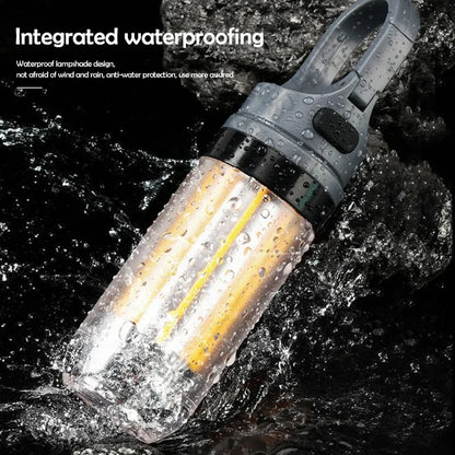 LED Camping Lantern Rechargeable Portable Flashlight Work Light 5  Modes Lighting Hanging Tent Lamp 8 Light Filaments Outdoor