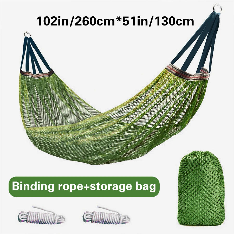1pcs，Portable outdoor sports hammock, camping and hiking hammock, used for outdoor sports, terraces, gardens, courtyards, etc